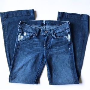 7 For All Mankind Dojo Flare Jeans Size 26
